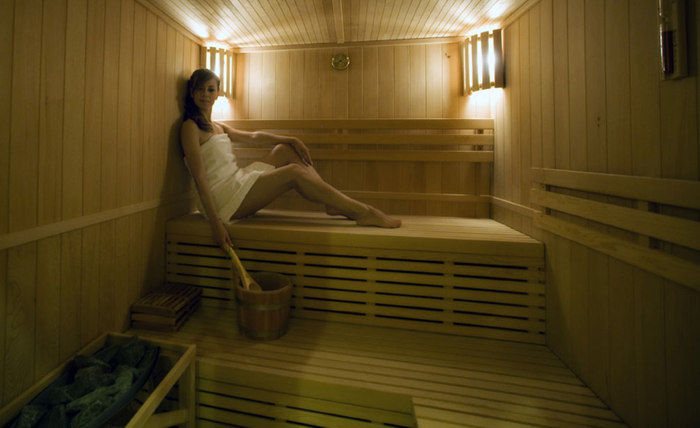 Ο χώρος του spa 400τμ που δημιουργήθηκε περιλαμβάνει 2 Sauna rooms